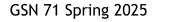 GSN 71 Spring 2025