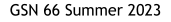 GSN 66 Summer 2023