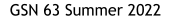GSN 63 Summer 2022