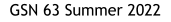 GSN 63 Summer 2022