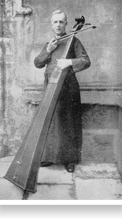 Canon Galpin with tromba marina